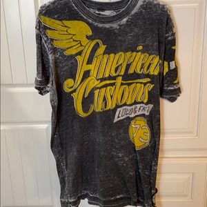 Men’s grey Affliction shirt